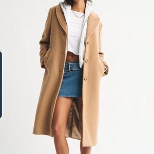 Abercrombie & Fitch Brown Coat